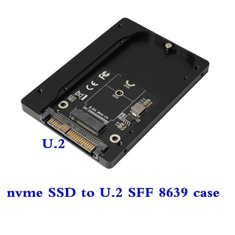 Adapter, M.2 to U.2 - M.2 PCIe NVMe SSDs - Drive Adapters and Drive  Converters, Hard Drive Accessories