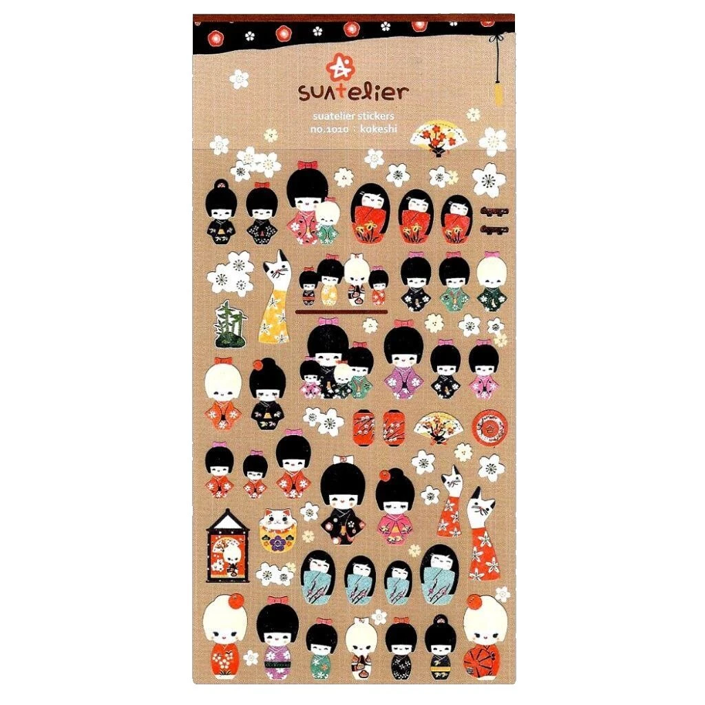 Asian frustrado Pegatinas para colecciones de Recortes