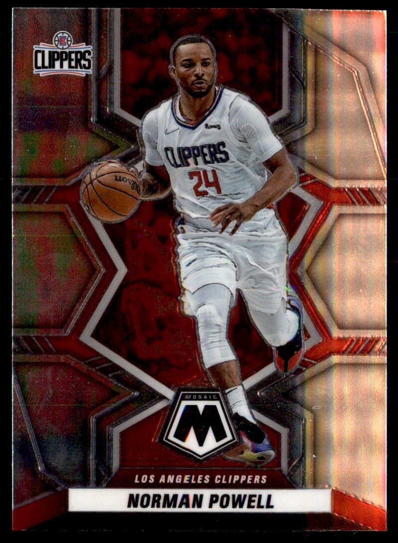 2021-22 Panini Mosaic Basketball Base Card Norman Powell #194