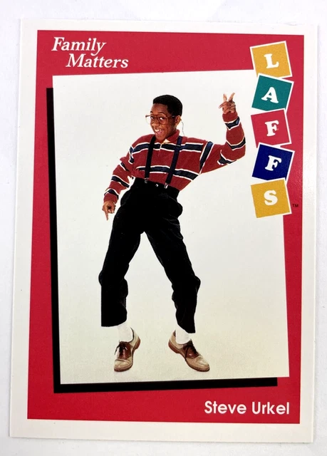 1991 Impel Laffs Full House Steve Urkel Rookie RC #28, Jaleel White