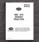 Tractor Service Repair Shop Technical Shop Overhaul Manual Fits 560 610 Long