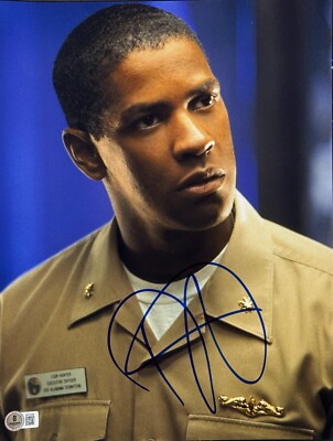 Denzel Washington サイン入り写真 証明書付き Denzel Washington Signed 11x14 Photo Crimson Tide Autograph