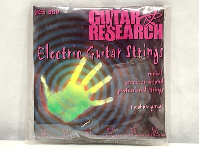 NEW Guitar Research EGS 850 Electric Guitar Strings Medium Gauge Nickel Wound