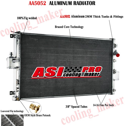 2 Row Aluminum Radiator For 2011-2016 2015 F250 F350 F450 F550 SuperDuty V8 6.7L