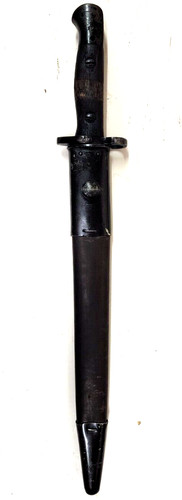 Vintage Original ENFIELD SMLE MK III SWORD BAYONET with SCABBARD 12" blade #3
