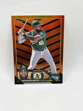 2023 Topps Update Dermis Garcia RC #US11 Orange Black Halloween Athletics