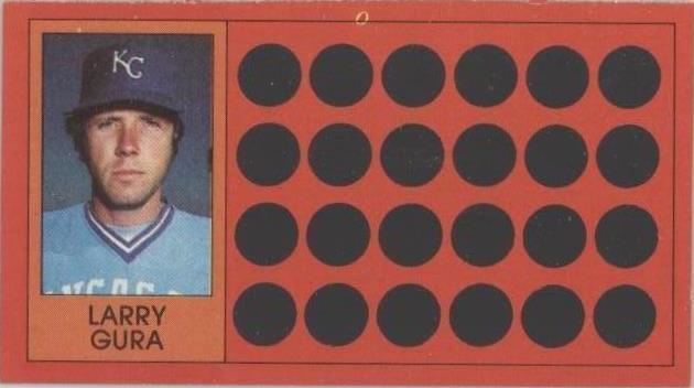 1981 Topps Baseball Scratch-Off - Larry Gura #51 - 1 of 1