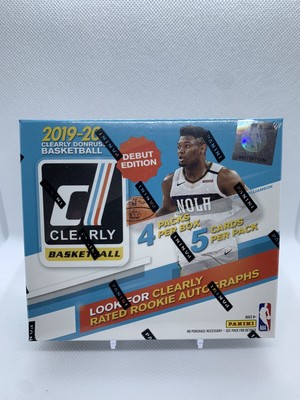 2019-20 Panini Clearly Donruss Basketball Hobby Box - Factory Sealed!