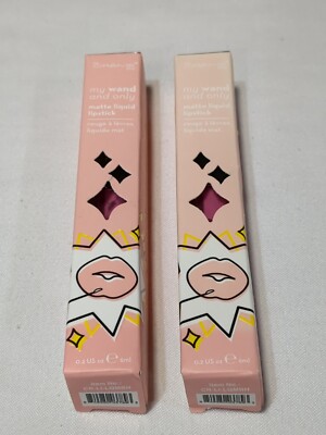 Lot of 2 The Crème Shop My Wand and Only Matte Liquid Lipstick Blush Hour New