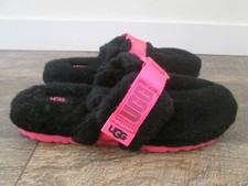 UGG Fluff It Fur Slipper pink/black Men  s Size 7