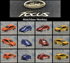 Ford Focus ST Custom 1/64th Christmas Ornament Car Hybrid Hatchback Adorno