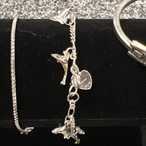 Lotto di 15 Bracciali Argento Sterling - Include Delfini, Placcati Oro Rachel Zoe - Foto 7 di 24