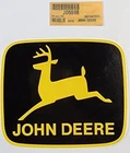 JD5598 LAWN TRACTOR SEATBACK VINYL DECAL STICKER LABEL 5 1/4" X 4 5/8" AM117489