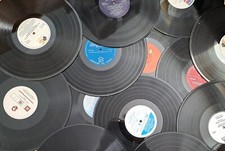 10 x 12" Assorted Used Vinyl Records for Arts/Crafts/Up-Cycling All Cleaned