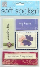 MAMBI Soft Spoken 3D stickers MOTHER's Day Mom Theme 92814 Fast FREE Shipping!