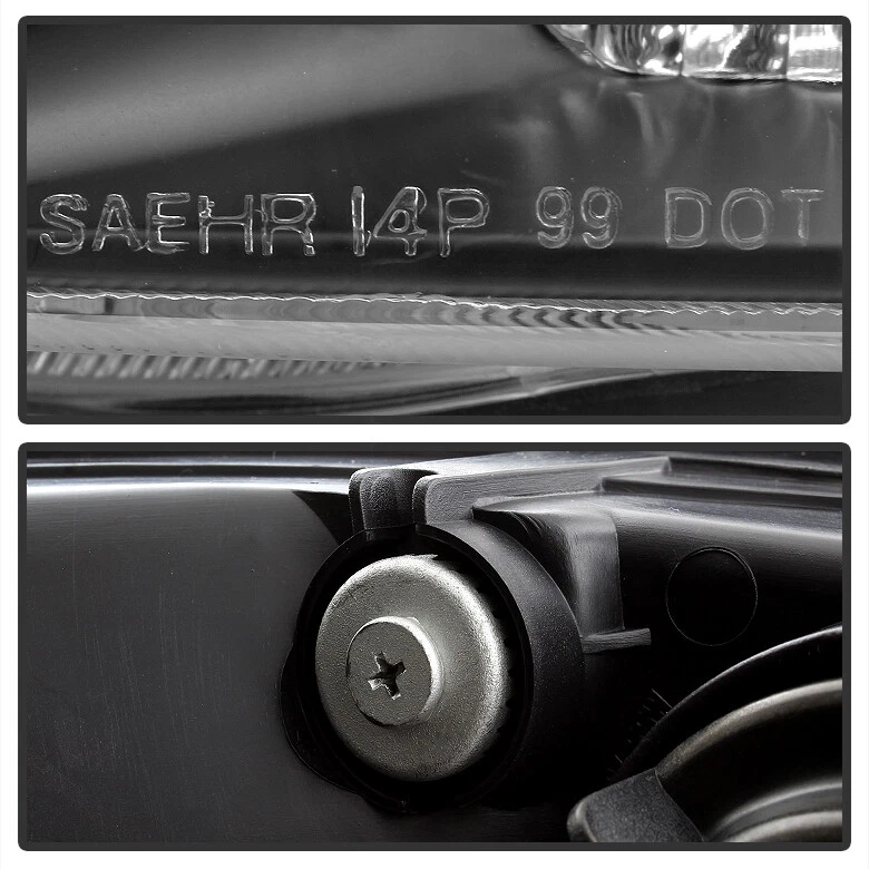 Par de faros de repuesto izquierda+derecha para Hyundai Elantra 2001-2003 Foto 3 de 4