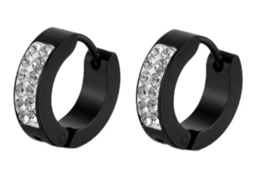 High Polished Hypoallergenic Stainless Steel Hoop Earrings - Picture 23 of 26