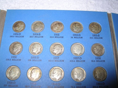 LOT of 48 ROOSEVELT HEAD DIMES TEN CENT COIN 20th CENTURY 10¢ COINS SILVER DIME - Picture 9 of 21