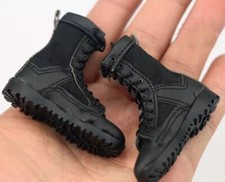 1/6 Scale Black Combat Boots Strap Shoes Hollow Fit 12" PH TBL HOT TOYS Figure