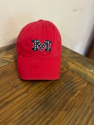 Ole Miss Rebels Top of the World (Lids) L Red Fitted Hat Cap Great Condition