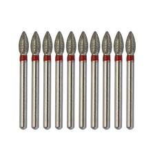 Dental Diamond Burs Football Bur Fine Grit Red FG 368/023F For High Speed 2.3mm