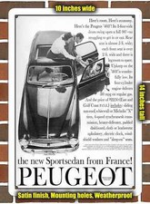 Metal Sign - 1959 Peugeot