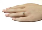GIA 14k yellow gold .81ct I1 J diamond solitaire engagement ring 4g 6.5 natural — photo 9