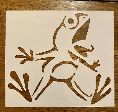 Frog Reusable 10 MIL Laser Cut Mylar Stencil Airbrush Painting Craft Supplies