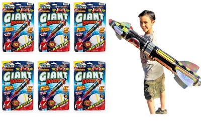 JA-RU Big Sky Inflatable Giant Rocket Ship (6 Rocket Ship Toy) Space Shuttle...