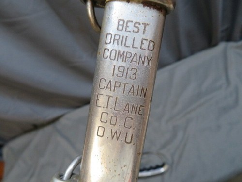 WWI US ARMY MODEL 1902 OFFICER DRESS SWORD-ENGRAVED SCABBARD-NAMED - 第 15/15 張圖片