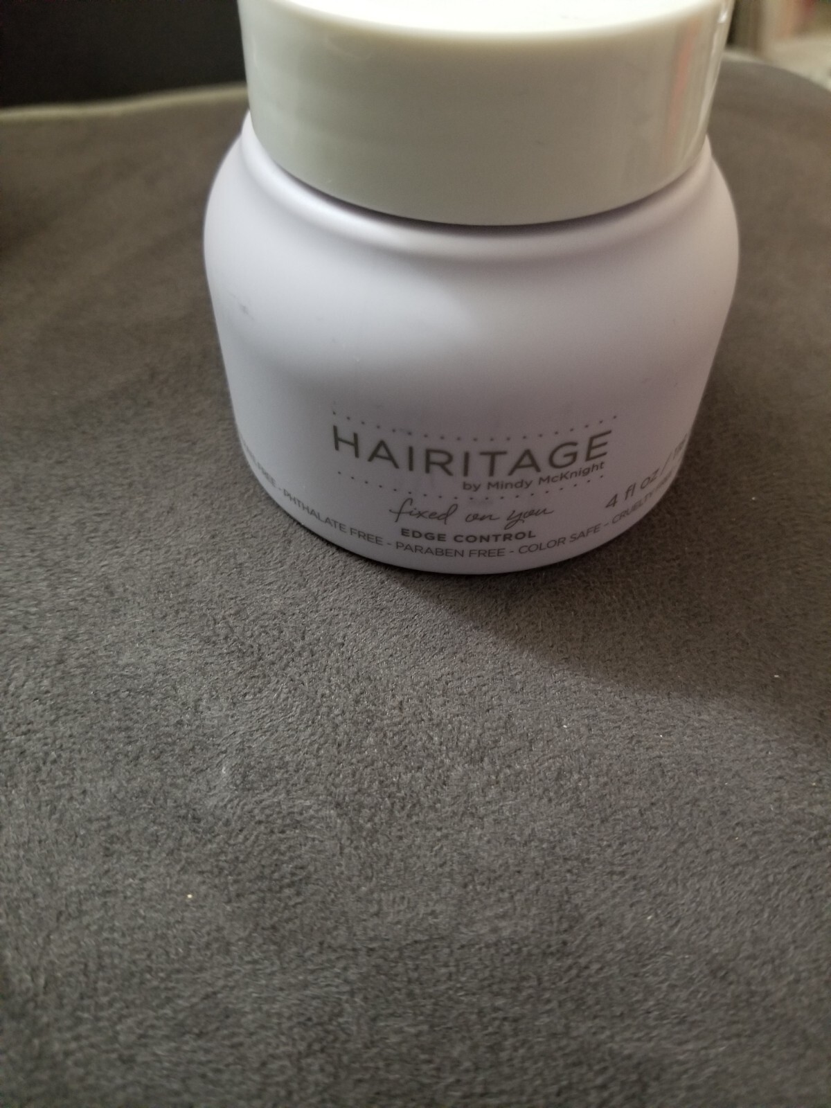Hairitage by Mindy McKnight Fixed On You Edge Control Gel 4oz- Vegan- READ DESC
