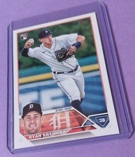 2023 Topps MLB RYAN KREIDLER Rookie Card RC #356 Detroit Tigers