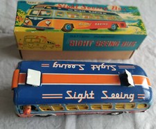 Rare,Mint,Yonezawa,Japan,Sight Seeing Bus,60's,Original Box,See video
