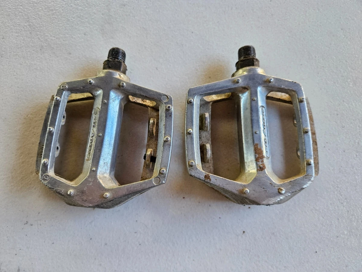 90s Free Agent Metal Platform Pedals LU 313 Mountain BMX 9 16