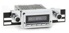 RetroSound 1964-1966 Ford Mustang Radio AM FM Buetooth/iPhone M4 Chrome