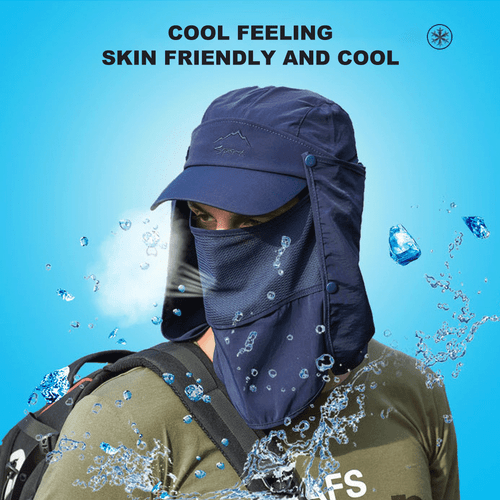 Quality Men Womens Legionnaire Sun Hat Neck Throat Flap Cover UV Protection New - Picture 3 of 21