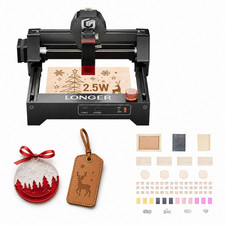 Longer Ray5 mini 2.5W Laser Engraver with Material Kit, 12000mm/min Speed