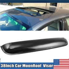 970MM US Black Sun/Moon Roof Top Window Sunroof Visor Vent Rain/Wind Deflector