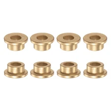 8PACK Flange Bearing Sleeve 10mm x 16mm x 10mm Bronze Self Lubricating Bushings