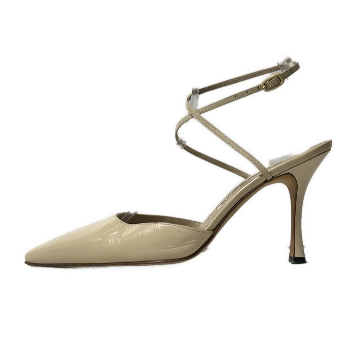MBT Autentici MANOLO BLAHNIK Sandali da donna in pelle beige