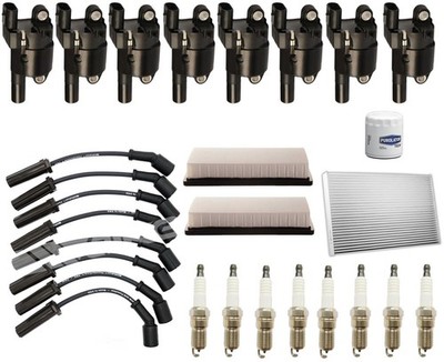 Ignition Wires Round Coils Spark Plugs & Filters For Corvette 6.0L 2005-2007