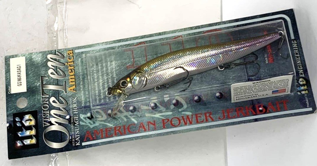 MEGABASS Vision Oneten America 110 GG WAKASAGI 2001 Japan JDM Rare - Image 2