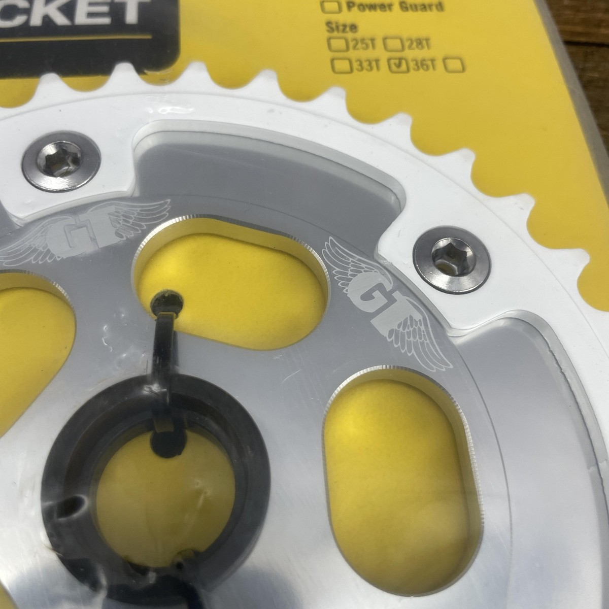 GT Power Disk BMX Sprocket 36T Chainring Spider 5/16 Bore 19mm