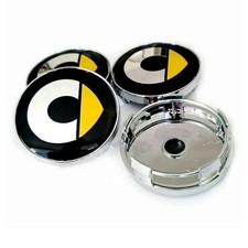 4x 60mm Für SMART Fortwo ForFour Nabenkappen Emblem Felgendeckel Radkappen Auto