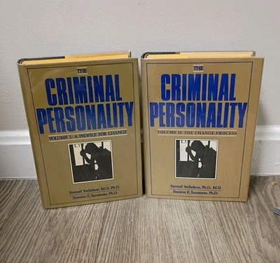 The Criminal Personality Vols 1 + 2, 1976 by Yochelson & Samenow HC First Ed EUC