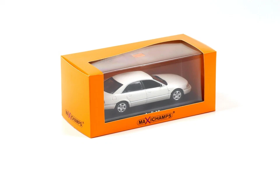 1:43 Minichamps Maxichamps Audi A8 Limousine 1999 Bianca - Immagine 3 di 3