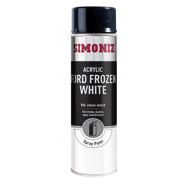 SIMP23D Spray Paint 500ml x6 Fits Ford Frozen White RAL Colour Match By Simoniz - Image 8