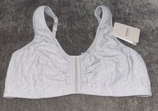 Amoena 44695 Fleur SB Mastectomy Bra Size Medium A/B  Heather Gray