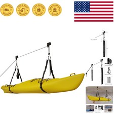 Versatile Pulley System for Overhead Storage - Kayaks, Bikes, Ladders More
