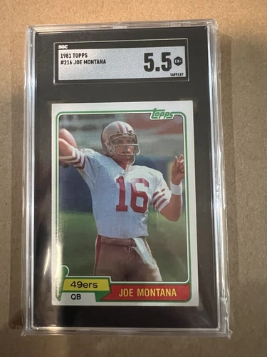 1981 Topps - Joe Montana #216 (RC)